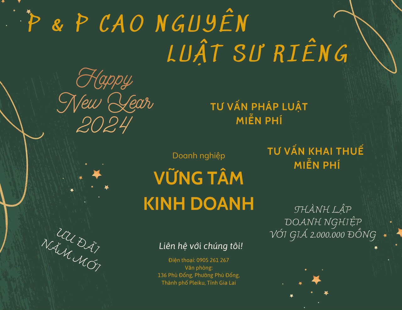 Luật Sư Riêng hợp tác với P&P Cao Nguyên: